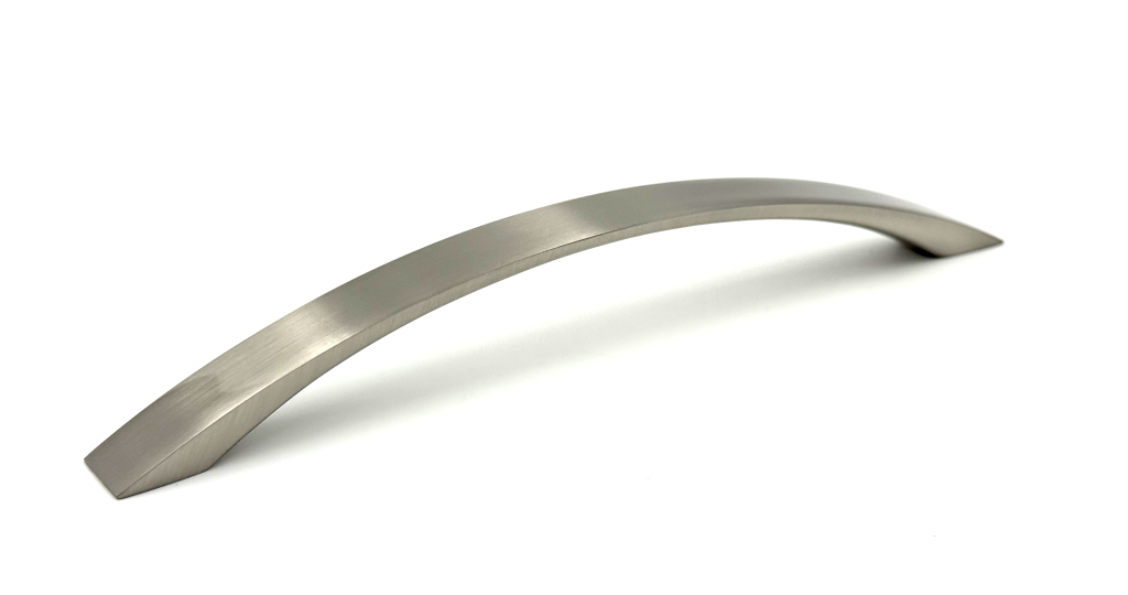 Blenheim Brushed Nickel Arch Handle (160mm) - Brushed Nickel Cabinet Handle